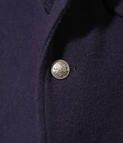 MB Single Blazer - Eggplant - Wool Moleskin
