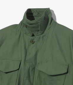 MC Jacket - Olive Cotton Reverse Sateen