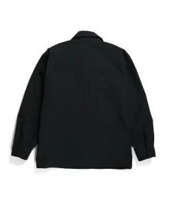 MC Shirt Jacket - Black Heavyweight Cotton Ripstop