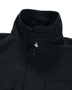 MC Shirt Jacket - Black Heavyweight Cotton Ripstop