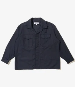 MC Shirt Jacket - Dk. Navy Cotton Ripstop