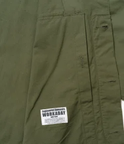 MC Shirt Jacket - Olive Cotton Ripstop