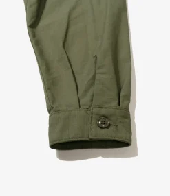 MC Shirt Jacket - Olive Cotton Ripstop