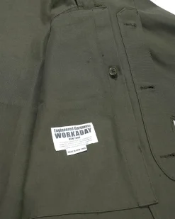 MC Shirt Jacket - Olive Heavyweight Cotton Ripstop