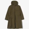 MG Coat - Olive Coated Cotton Cloth