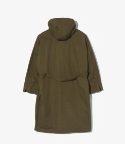 MG Coat - Olive Coated Cotton Cloth