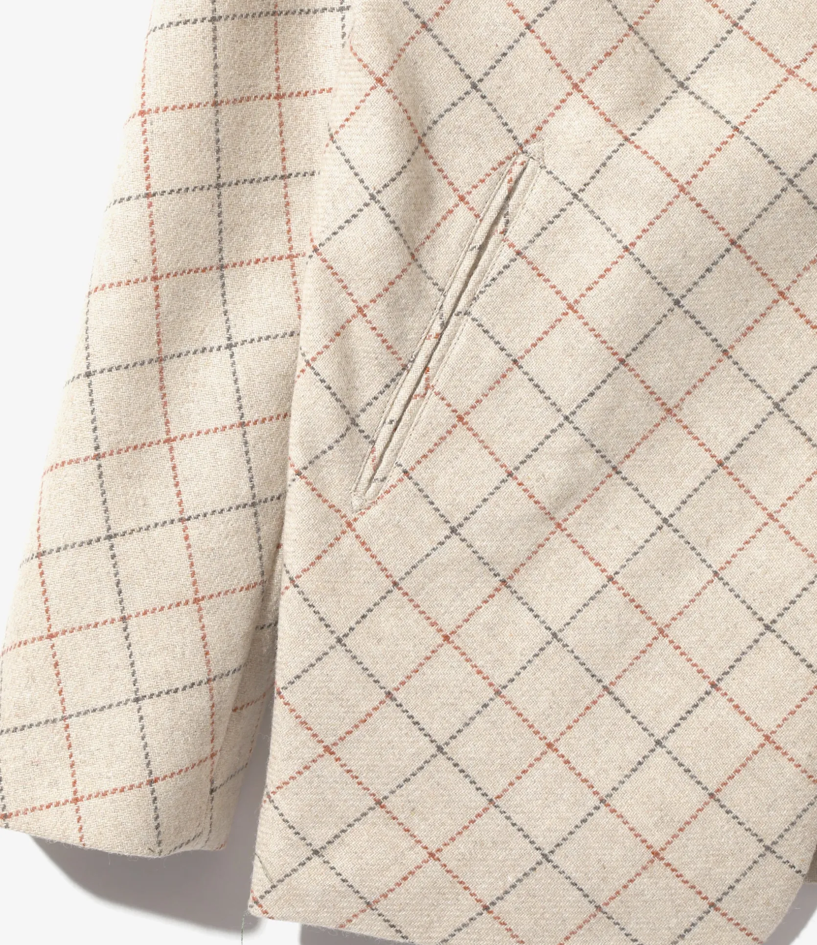 Miles Jacket - Beige - W/PE/PC/N/R Plaid Twill