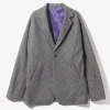 Miles Jacket - Grey - W/PE/PC/N/R Plaid Twill