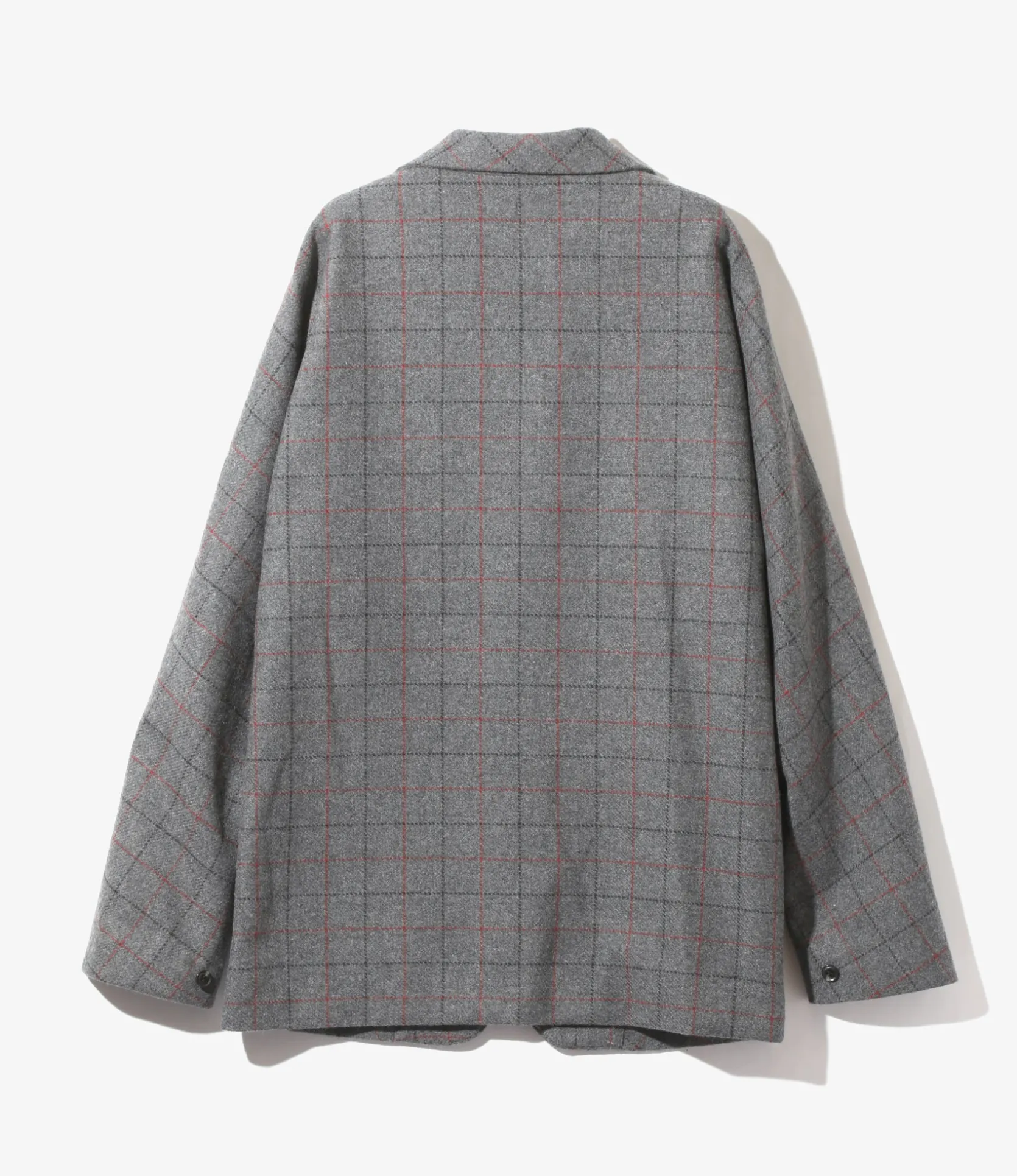 Miles Jacket - Grey - W/PE/PC/N/R Plaid Twill