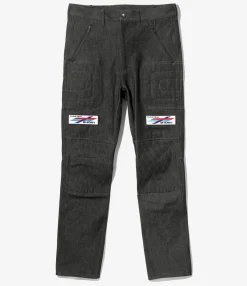 Motor Cycle Pant - Black - 13.5oz Denim