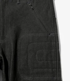 Motor Cycle Pant - Black - 13.5oz Denim