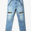 Motor Cycle Pant - Blue - 13.5oz Denim, Vintage