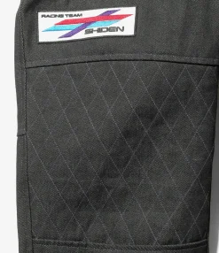 Motor Cycle Suit - Black - 13.5oz Denim