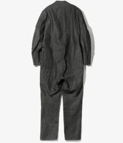 Motor Cycle Suit - Black - 13.5oz Denim