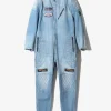 Motor Cylce Suit - Blue - 13.5oz Denim, Vintage