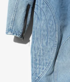 Motor Cylce Suit - Blue - 13.5oz Denim, Vintage