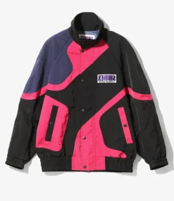 Multi Color Jacket - Black/Purple/Pink - Nylon Sateen