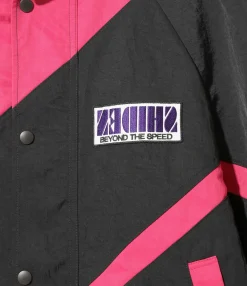 Multi Color Jacket - Black/Purple/Pink - Nylon Sateen