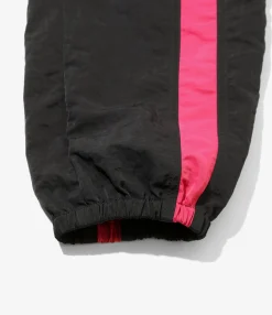 Multi Color String Easy Pant - Black/Purple/Pink - Nylon Sateen