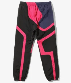 Multi Color String Easy Pant - Black/Purple/Pink - Nylon Sateen