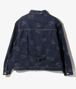 M.W. Jean Jacket - Indigo - 13oz Denim / Rose Jq.