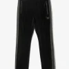 Narrow Track Pant - Black - C/Pe Velour