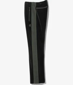 Narrow Track Pant - Black - C/Pe Velour
