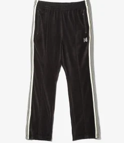 Narrow Track Pant - Charcoal - C/PE Velour