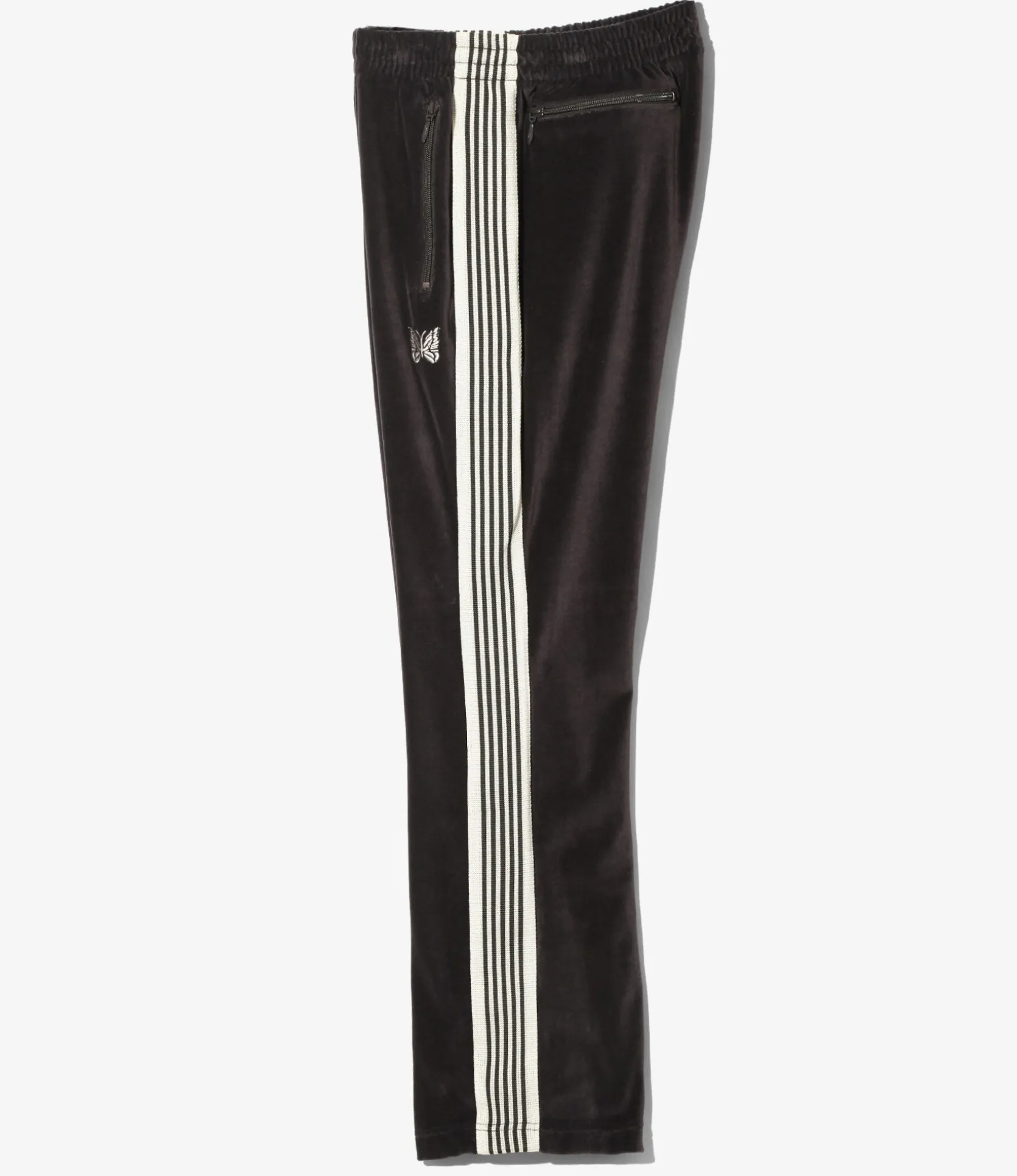 Narrow Track Pant - Charcoal - C/PE Velour