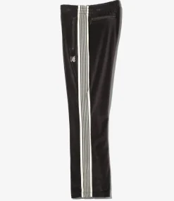 Narrow Track Pant - Charcoal - C/PE Velour