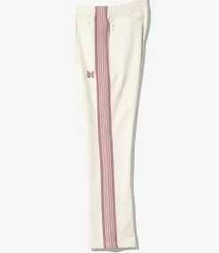 Narrow Track Pant - Ivory - Poly Smooth