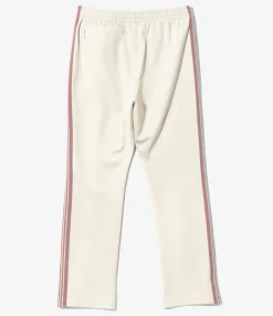 Narrow Track Pant - Ivory - Poly Smooth