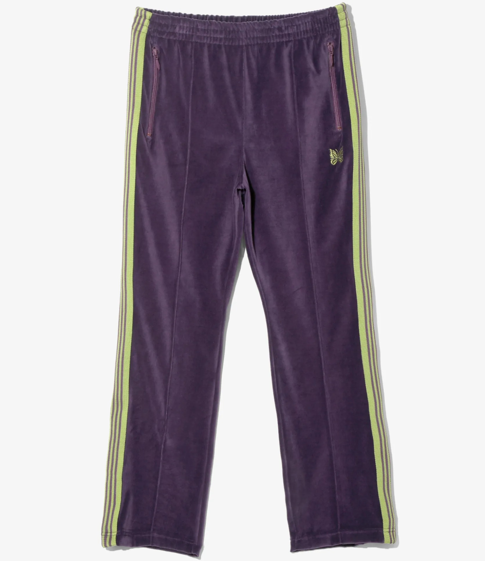 Narrow Track Pant - Purple - C/PE Velour