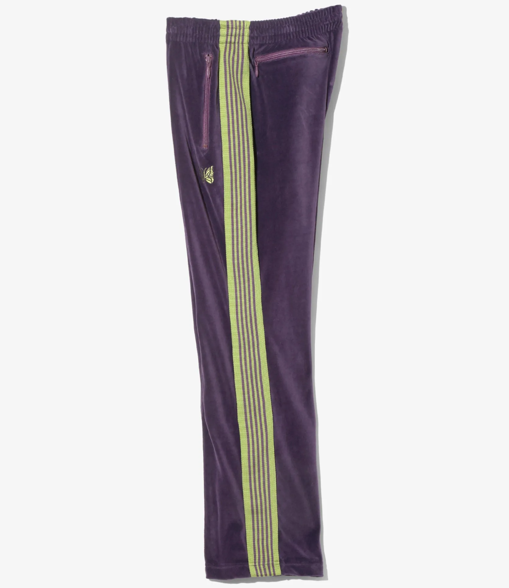 Narrow Track Pant - Purple - C/PE Velour