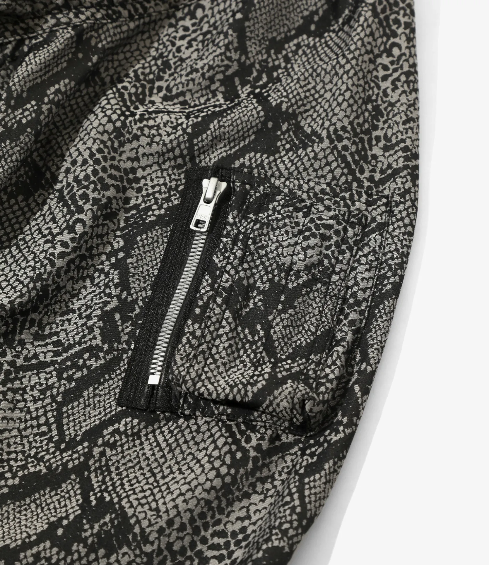 Needles Line Crew Jacket - Grey - PE/C Python Jacquard
