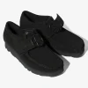 Needles x Clarks - Wallabee Strap Low - Black