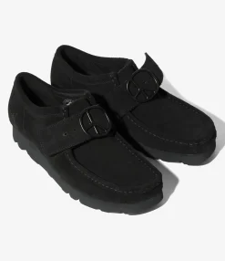 Needles x Clarks - Wallabee Strap Low - Black