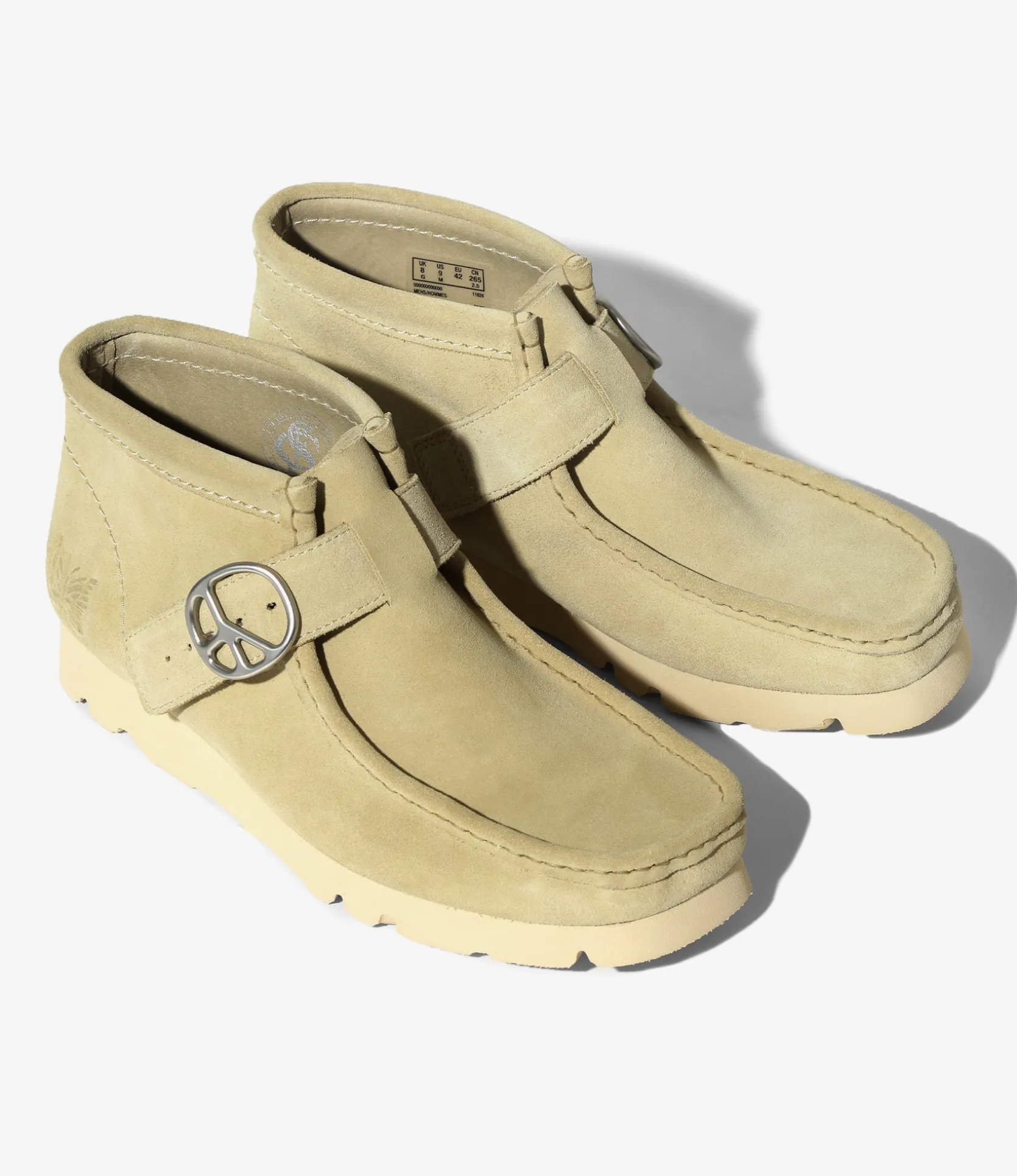Needles x Clarks - Wallabee Strap Boots - Maple