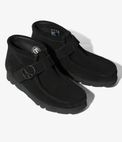 Needles x Clarks - Wallabee Strap Boots - Black