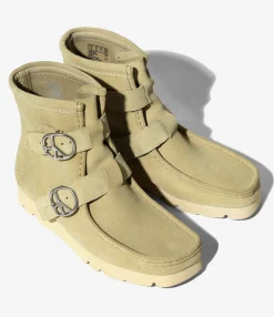 Needles x Clarks - Wallabee Strap Hi - Maple