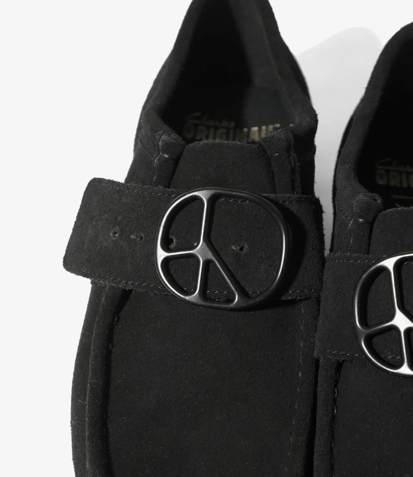 Needles x Clarks - Wallabee Strap Low - Black