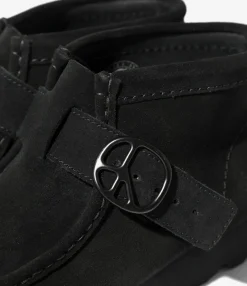 Needles x Clarks - Wallabee Strap Boots - Black