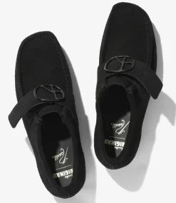 Needles x Clarks - Wallabee Strap Low - Black