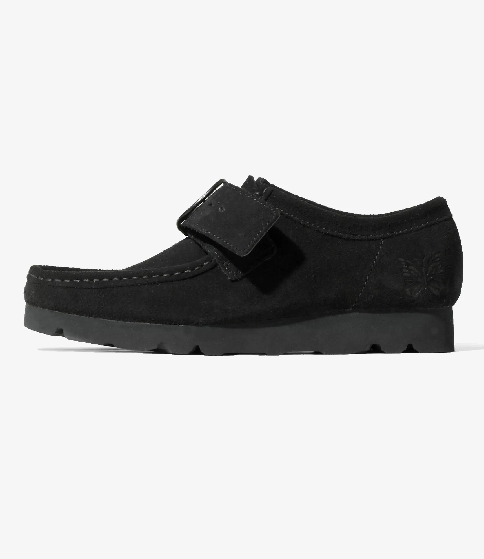 Needles x Clarks - Wallabee Strap Low - Black