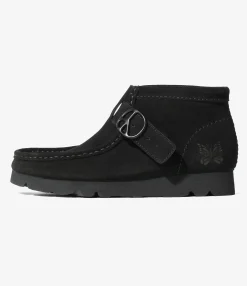 Needles x Clarks - Wallabee Strap Boots - Black