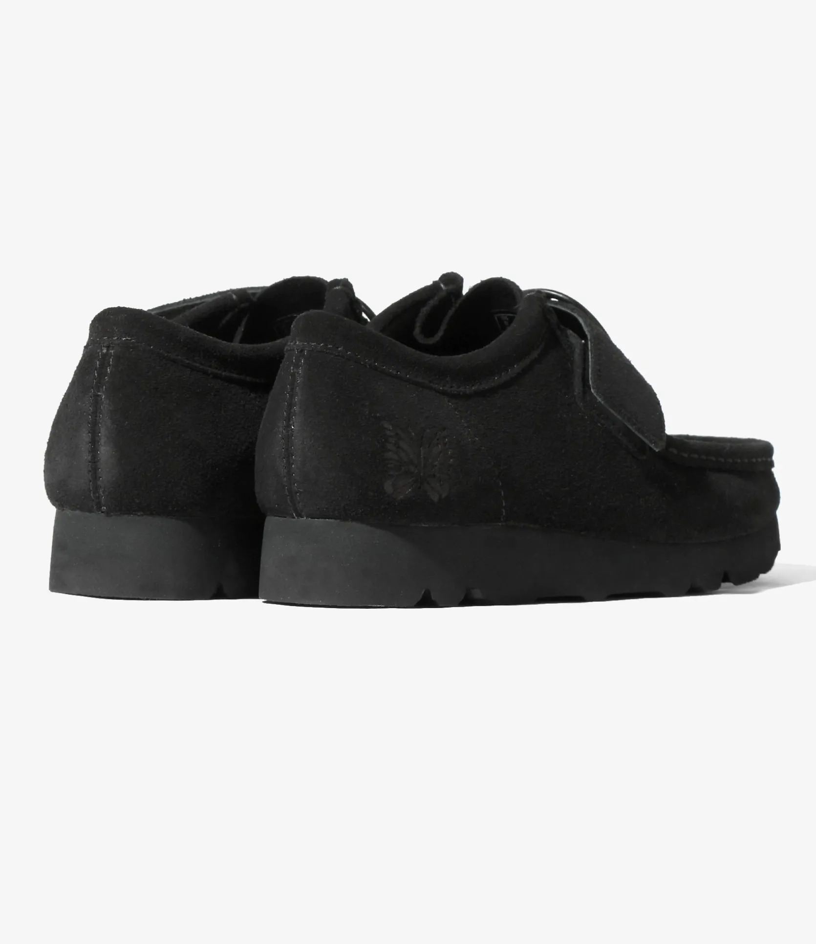 Needles x Clarks - Wallabee Strap Low - Black