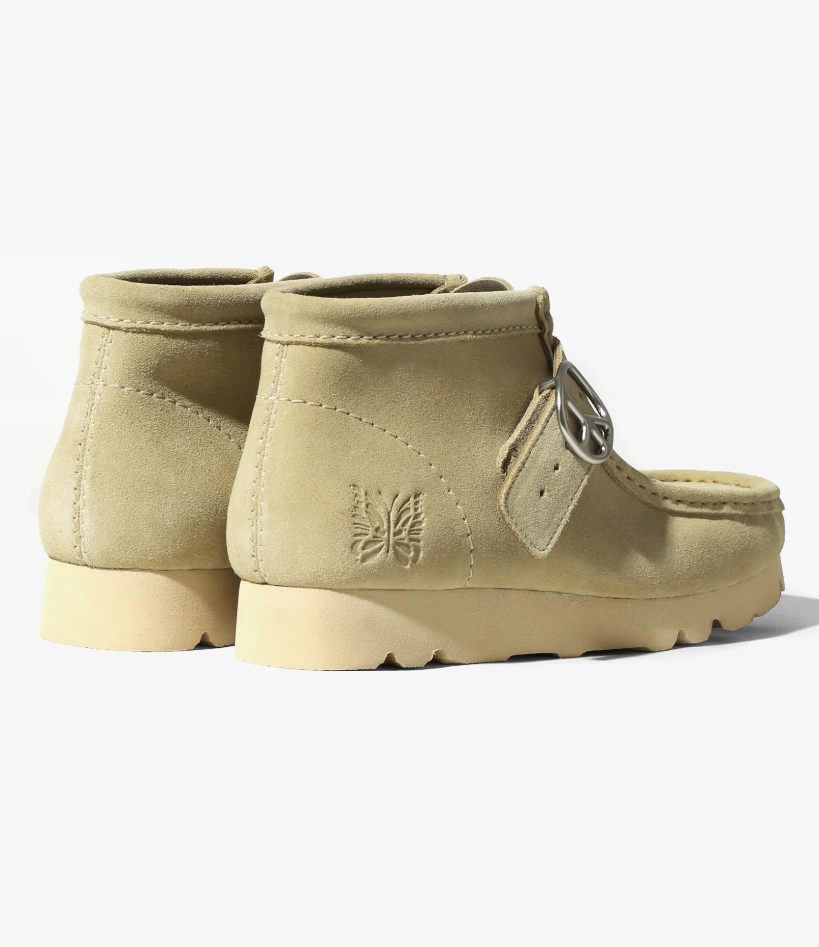 Needles x Clarks - Wallabee Strap Boots - Maple