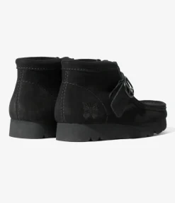 Needles x Clarks - Wallabee Strap Boots - Black