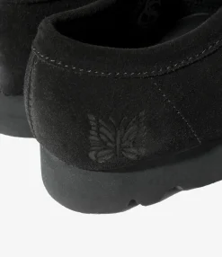 Needles x Clarks - Wallabee Strap Low - Black