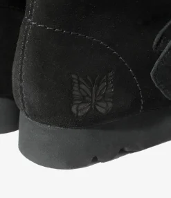 Needles x Clarks - Wallabee Strap Boots - Black